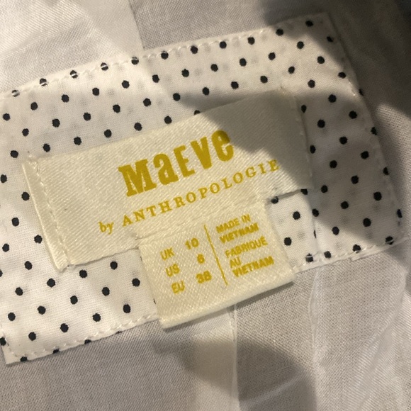 Anthropologie Maeve Ombre Pleated Maxi skirt size 6 NWT - Picture 5 of 9